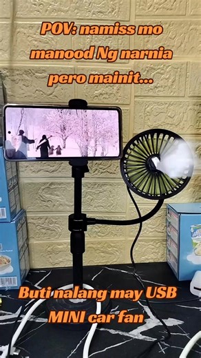 Stay Cool with the USB Mini Car Fan