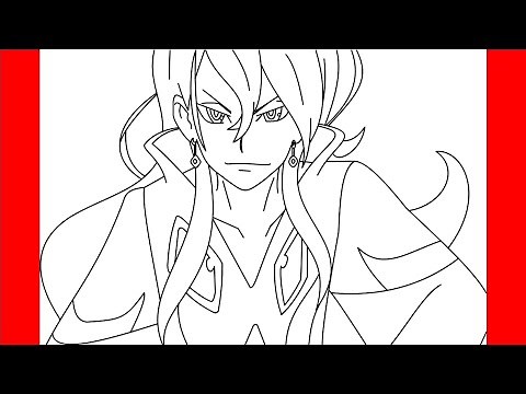 How To Draw Phi From Beyblade Burst - Step By Step Drawing