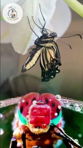 “Butterfly or Dragonfly? The Ultimate Nature Face-Off!”