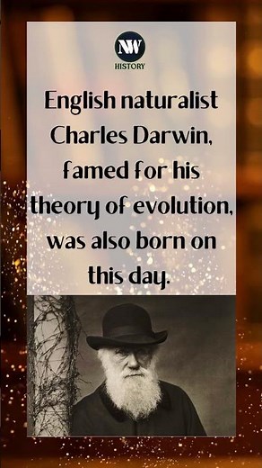 Charles Darwin Born (1809)