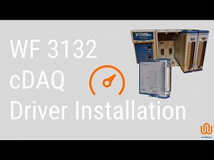 WF 3132 Multiplexer Module - cDAQ Driver Installation