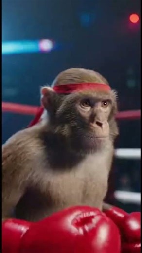 MONKEY BOXING MATCH 🐒🥊🔥 #viral #fypシ