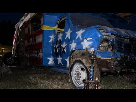 Sand Lake MI Motorhome Demolition Derby 2025 61x 3rd Place