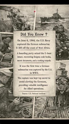 Capture of U-505 (1944): The Secret U.S. Navy Submarine Seizure That Changed WWII Intelligence