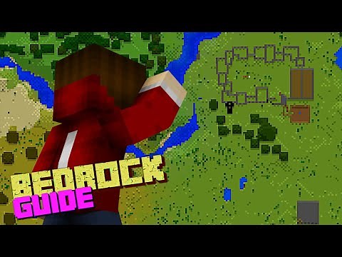 Wie baut man eine große Wandkarte in Minecraft | Minecraft Bedrock Guide | LarsLP