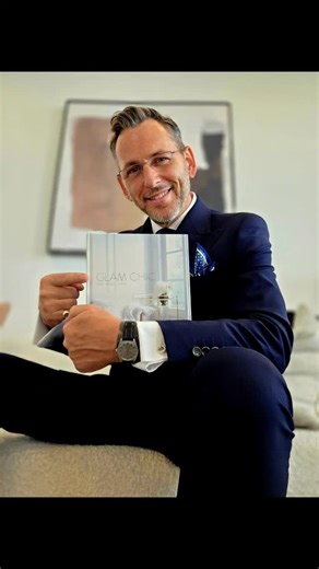 Sir Edward Poljak OGC on Instagram: "Glam chic, defined. A navy double-breasted suit, clean tailoring, and details that speak softly — never loudly. Style that doesn’t chase attention… it commands it. Quiet confidence. Timeless elegance. #GlamChic #GentlemansStyle #QuietLuxury"