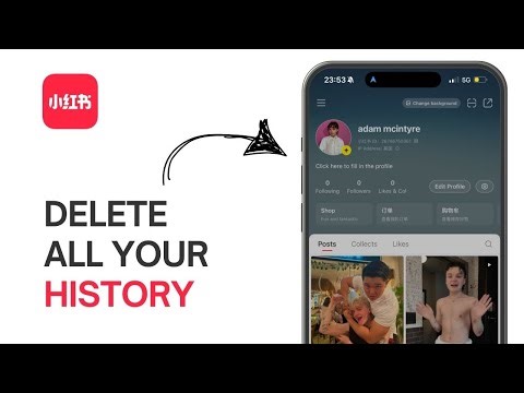 How to Delete All Your History on Rednote App