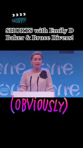 Amber Heard Forgets Speech Point on Social Media with Emily D Baker & Bruce Rivers