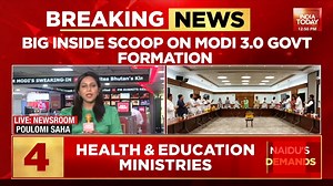 Big inside scoop on Modi 3.0 government formation. BJP tasks big netas to speak to JDU, TDP. Poulomi Saha gets us the latest details. #Modi #GovtFormation #ITVideo #TDP #JDU | India Today
