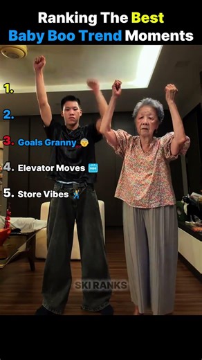 Ranking The Funniest Baby Boo Trend Moments 🕺🔥 #shorts #babyboo #dance #viral #trending