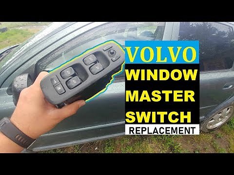 FAULTY WINDOW DOOR SWITCH REPLACEMENT. Volvo 2001-2007 S60 V70