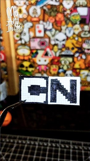 Cartoon Network Logo | Hand-Drawn Pixel Art 🎨