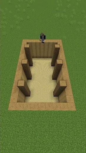 Underground house🏘️/ArchieMC #shorts