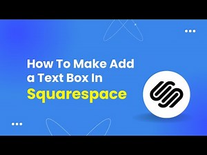 How To Make Add A Text Box In Squarespace