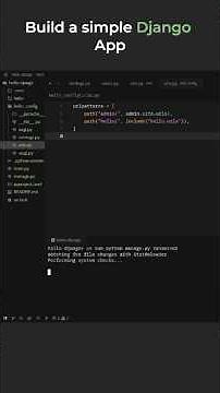 Build a simple “Hello” Django App