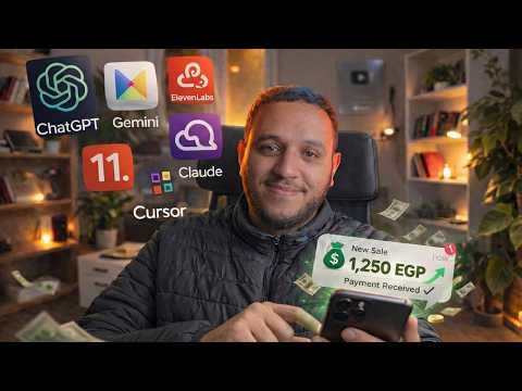 من فكرة لفلوس 💰: كيف تبني منتج رقمي بالذكاء الاصطناعي يبيع باستمرار 🚀