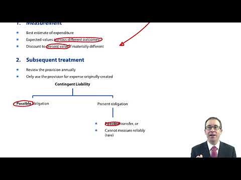 Provisions, contingent assets and liabilities (IAS 37) - ACCA (SBR) lectures