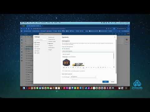 How to place a branded, clickable email signature into your Outlook account on a Chrome web browser