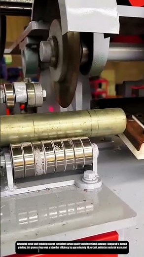 Precision Metal Shaft Grinding Process Using Automated Industrial Machinery Systems