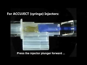 ACCUJECT Lens Injection System (top-loaded) push -and syringe-type - Medicel AG, Switzerland