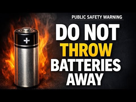 Throwing Batteries Away Is Causing Fires and Injuries