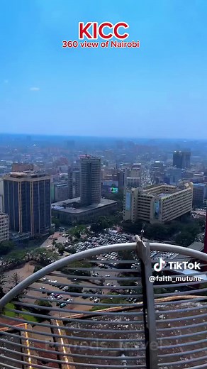 A 360 view of Nairobi town from KICC rooftop. #kicc #kiccrooftop #nairobi #travelcontent #travelcontentcreator #bucketlisttravel #luxurytravelcreator #tiktoktravelcreator #traveltiktok #travel #fayredstravel