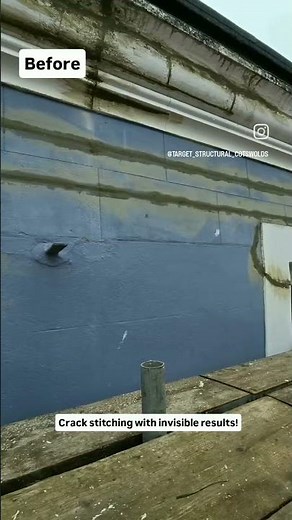 How to Fix Masonry Cracks Invisible Crack Stitching & Subsidence Repair #shorts #structuralrepair