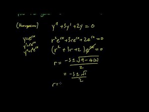 3.2 Example for finding a general solution for an inhomogeneous equation