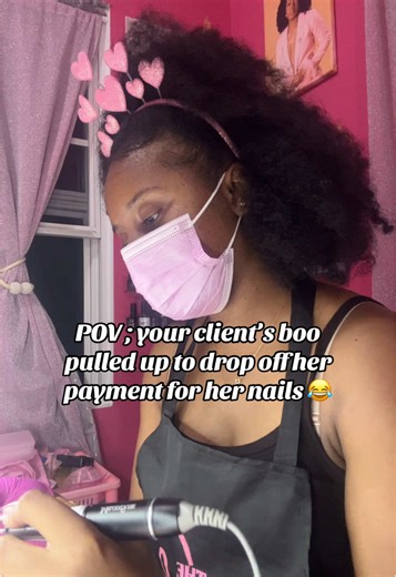 He ain’t had to come with all that noise thou 😂😂😂😆. #fyp #nailart #nails #smallbusiness #nailtok #nailtechcheck #nails