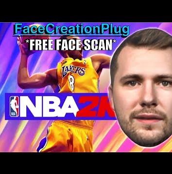*FREE* LUKA DONCIC 3D FACE SCAN *ALL 2K VERSIONS*
