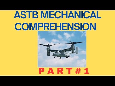 ASTB Mechanical Comprehension Test Prep Part #1 #astb #astbtest #astbmechanicalcomprehension
