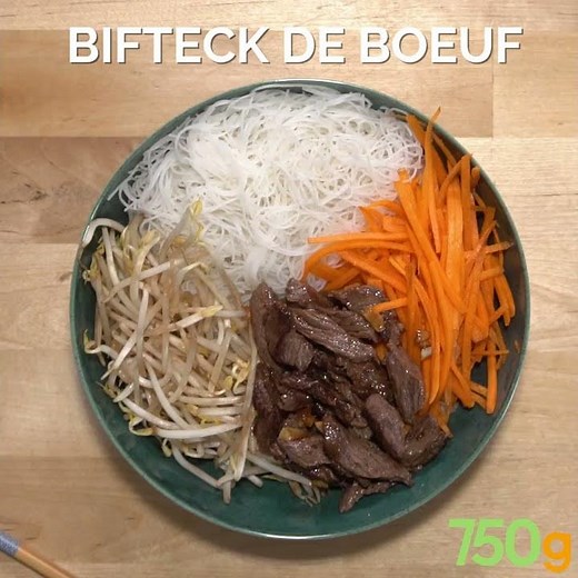 Recette du Bô Bun au boeuf - 750g
