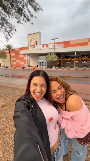 $achi on Instagram: "Girls’ night just leveled up 🎮💘 Galentine’s @daveandbusters hits every time! #DaveAndBustersPartner #DateNightDuo #Ad"