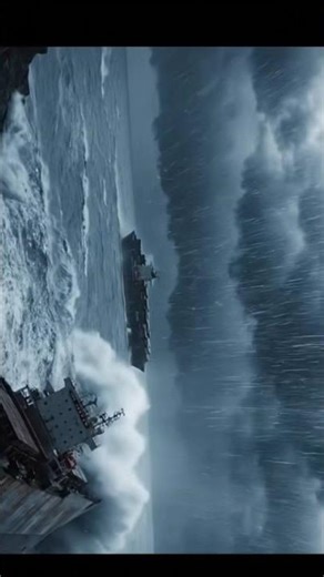 Storm vs Ship 🛳️🌪️😱 #viralvideos #titanic