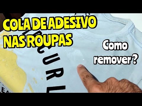 How to remove adhesive residue from clothing - Quick and Easy