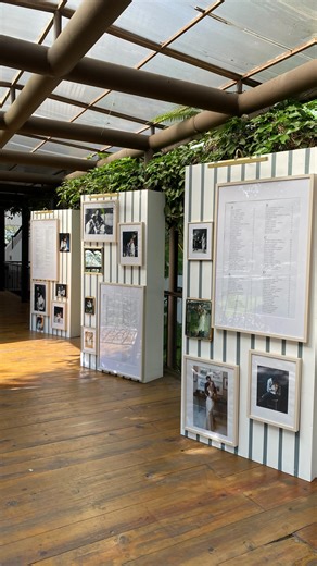 Un poco del fin de semana! Seating chart con fotos ✨ | Paréntesis