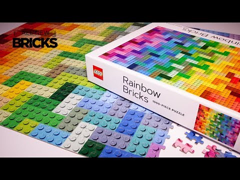 Lego Rainbow Bricks Puzzle Speed Build - 1000 Pieces