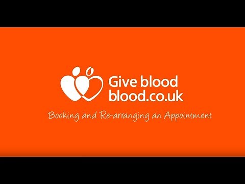 How to book and re-arrange your blood donation appointment