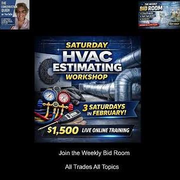 A step-by-step HVAC estimating system built for real contractors. Not theory. Not slides.