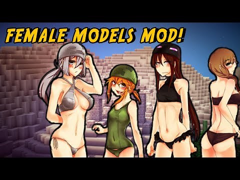 Minecraft Mods - SEXY GIRLS MOD (Cute Female Mobs!)