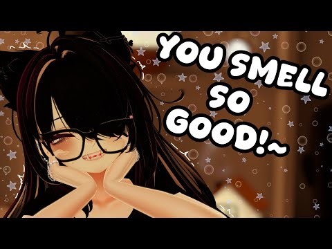 Label Is Obsessed With You! | Sniffing & Breathing In Your Ears 👂[VRCHAT ASMR]