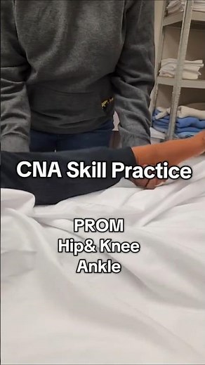 CNA PROM Hip, Knee & Ankle | Skill exam | Prometric | Nurse assistant