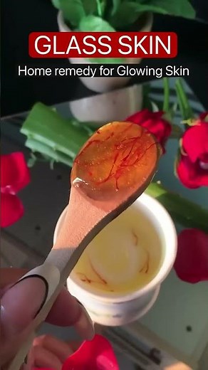 ✨ Home Remedy for Glass & Glowing Skin | Natural Skincare Tips 🌸