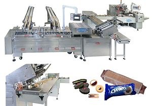 [Hot Item] Food Processor Full Auto Safe Biscuit Packing Line Flow Pack Machine