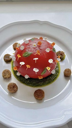 Delicious Tomato Burrata Recipe with Pesto Sauce | Easy French Cuisine