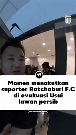 Kasian ada anak kecil juga pasti trauma skli dia Source : Boss Fluke via Jay Worapath #ACLTwo #chaos #persib #RatchaburiFC | Greg Joel