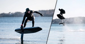 World's fastest electric surfboard maker releases new Awake VINGA electric hydrofoil board