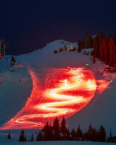 In honor of tomorrow’s Winter Solstice, we will light up the mountain tonight! The mountain comes alive as we gather to light the way with our Torchlight Parade, a celebration of winter and hopes for deep snow to come. | Yellowstone Club