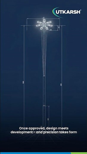 How We Design the Perfect High Mast Light Pole | Behind the Scenes