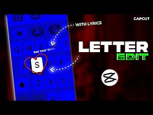Keyboard Letter Editing In CapCut